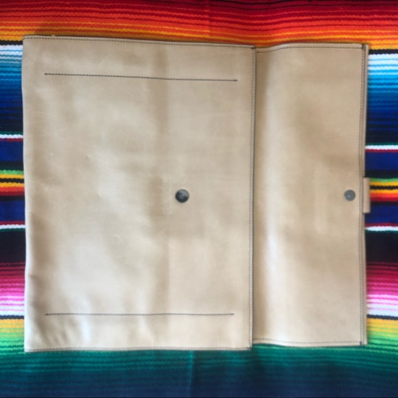 Reed Krakoff Tan Beige Leather Clutch Bag - Picture 5 of 8